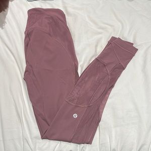 Mauve Full Length Lululemon Leggings